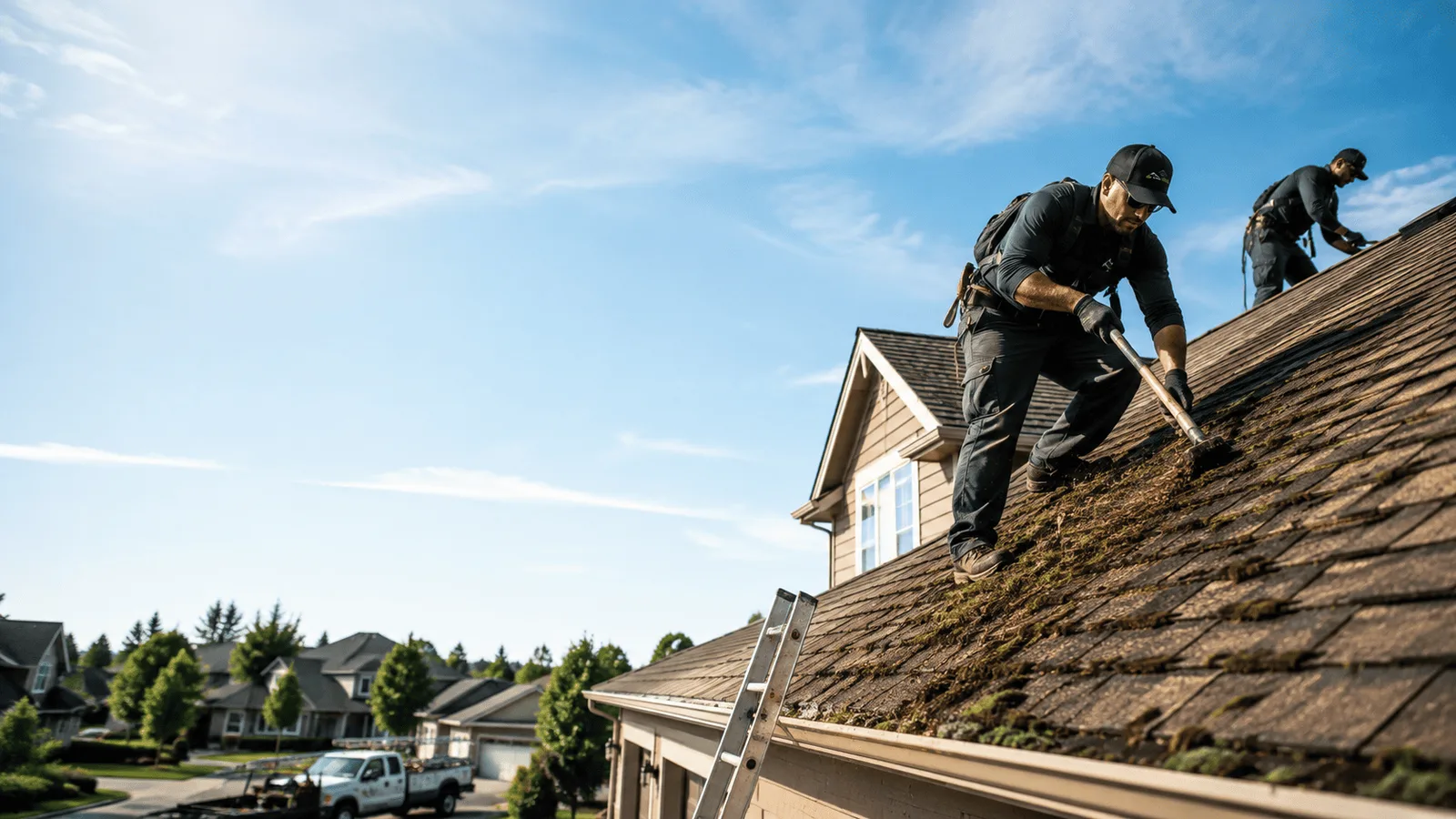 Roof Moss Removal in Wall, TX near me